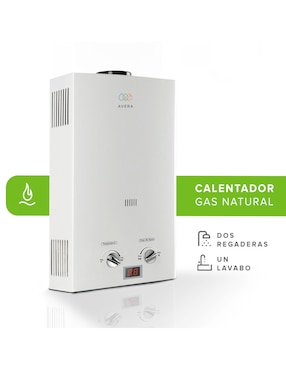 Calentador de paso Avera C12LNAT 12 l Gas natural