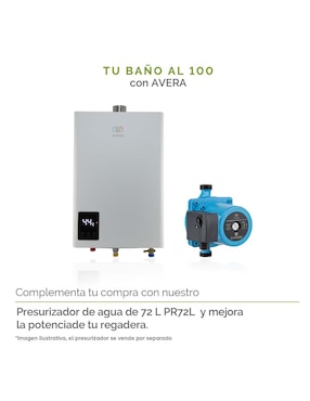 Calentador de paso Avera CM14NAT gas natural