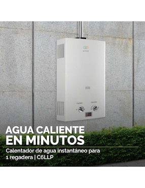 Calentador de paso Avera C6L 6 L Gas LP