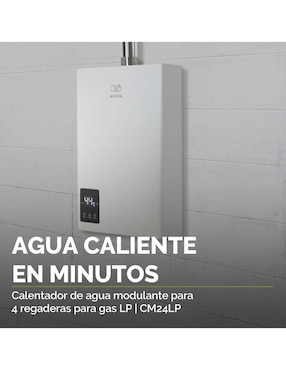 Calentador de paso Avera CM24 Gas LP