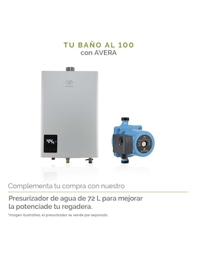 Calentador de paso Avera CM24 Gas LP
