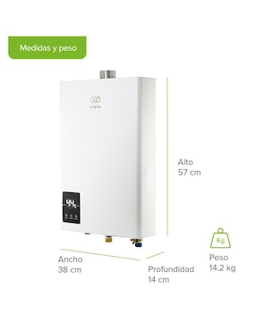 Calentador de paso Avera CM24NAT gas natural