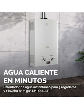 Calentador de paso Avera C16l 3 servicios 16 L gas Lp
