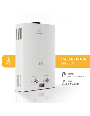 Calentador de paso Avera C12L 12 l Gas LP