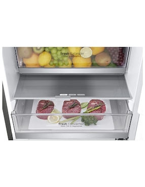 Refrigerador bottom mount LG 12 pies cúbicos inverter y no frost LB37SPP/GB37SPP