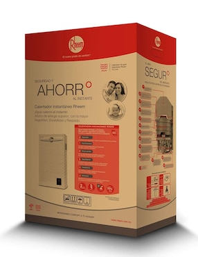 Calentador de depósito Rheem 600055848 16 L gas lp