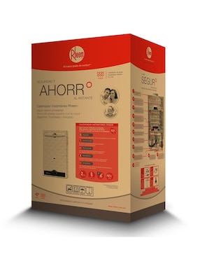Calentador de depósito Rheem 600055838 8 L gas lp