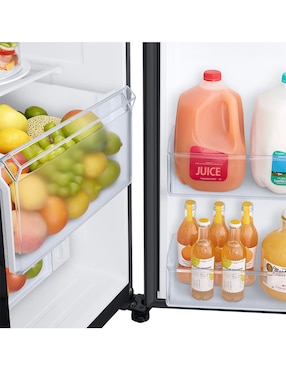 Refrigerador dúplex Samsung 22 pies cúbicos tecnología inverter y tecnología no frost RS22T5561B1/EM