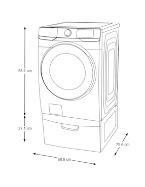 Lavadora Samsung 20 kg automática carga frontal WF20T6000AW/AX