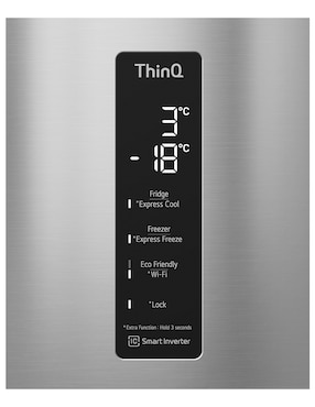 Refrigerador bottom mount LG 17 pies cúbicos no frost GB45SPP