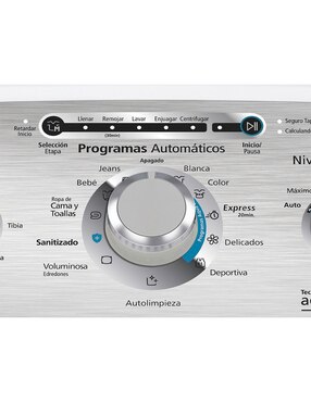 Lavadora Mabe 20 kg automática carga superior LMA70215WBAB0