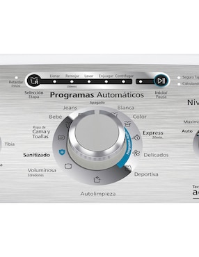 Lavadora Mabe 20 kg automática carga superior LMA70215WBAB0