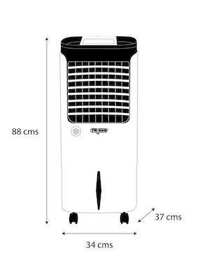 Enfriador evaporativo Frikko frío 20 l F1400P-CR