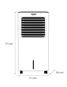 Enfriador evaporativo Frikko frío 10 l F950P-CR 120 V