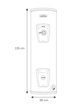 Calentador de depósito Calorex VATTIUM E-20 220V 20 L eléctrico