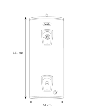Calentador de depósito Calorex VATTIUM E-60 220V 60 L eléctrico