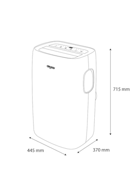 Aire acondicionado portátil Frikko Frío 12000 BTU 131C 115 V