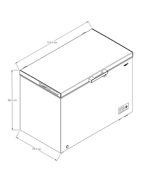 Congelador Whirlpool WCF2111Q horizontal 11 pies cúbicos