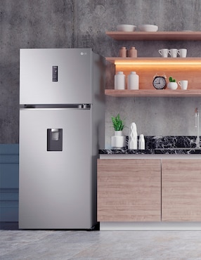 Refrigerador Top mount LG 14 pies cúbicos Tecnología inverter y Tecnología no frost VT40AWP
