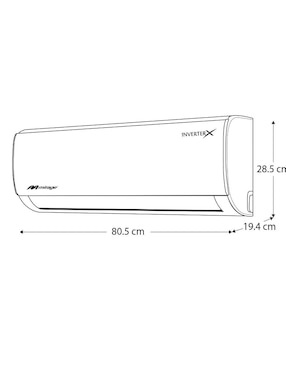 Aire acondicionado mini split inverter Mirage frío 12000 BTU CLF120K 115 V