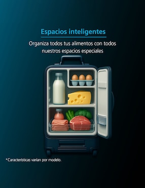 Refrigerador top mount Mabe 11 pies cúbicos tecnología no frost RMA300FZMERX0