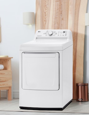 Secadora de gas natural/lp Lg de 25 kg con 8 ciclos Dt25Wtgk
