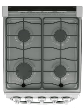 Estufa empotrable a Gas LP Mabe 51 cm EMC5046CAIS0 de 4 quemadores