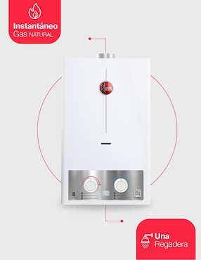Calentador instantáneo Rheem RHIN-CHN08N Gas natural