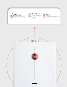 Calentador instantáneo Rheem RHIN-CHN08N Gas natural