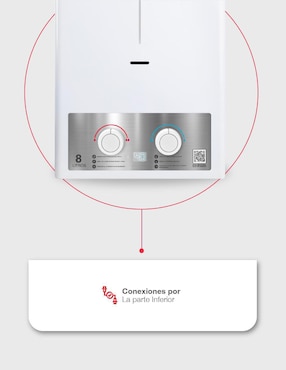 Calentador instantáneo Rheem RHIN-CHN08N Gas natural
