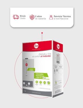 Calentador instantáneo Rheem RHIN-CHN08N Gas natural