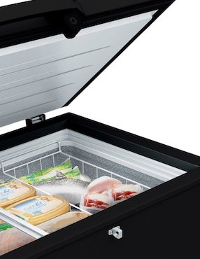 Congelador Hisense FC88D6CBX1 horizontal 9 pies cúbicos