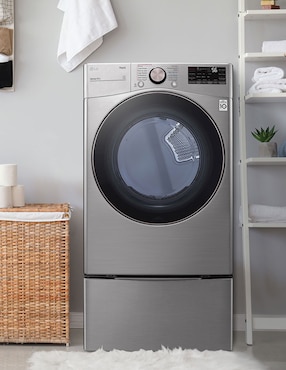 Secadora de gas natural/lp LG de 22 kg con 14 ciclos DF22VV2SGR.ASSELAT