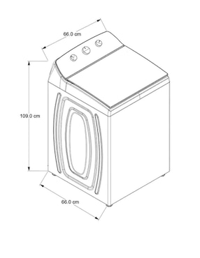 Lavadora Whirlpool 20 kg automática carga superior 8mwtw-2041wjm