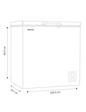 CONGELADOR HISENSE 9 PIES FC88D6BWX1