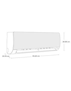 Aire acondicionado mini split inverter Haier Frío y calor 12000 BTU HS12HFW13MI 220 V