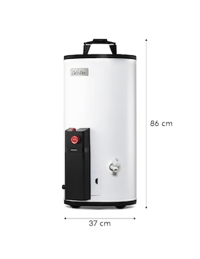Calentador de depósito Calorex MAXIMUS G-10 LP 38 L gas lp
