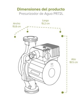 Calentador instantáneo Avera C16LPR72L 16 L gas lp