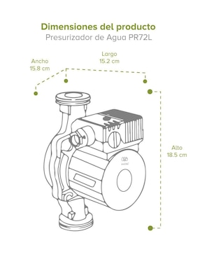 Calentador instantáneo Avera CM24PR72L 24 L gas lp