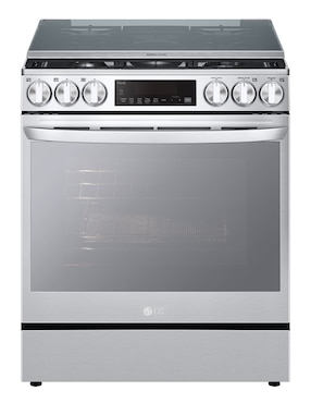 Estufa de piso a gas LP Lg Lupin 2 75.8 cm LRGL5847S de 6 quemadores