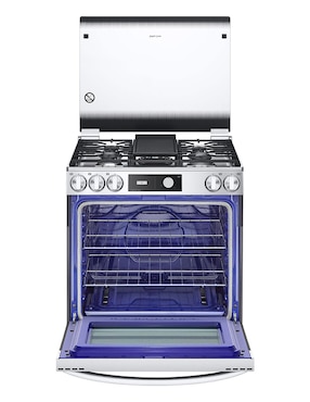 Estufa de piso a Electrónica Lg Lupin 2 76 cm LRGL5843S de 5 quemadores
