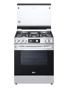 Estufa de piso a Gas LP Lg 76 cm LRGL5841S de 5 quemadores
