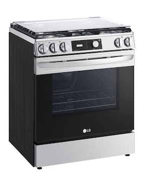 Estufa de piso a Gas LP Lg 76 cm LRGL5841S de 5 quemadores