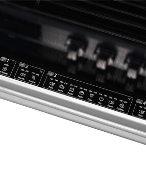 Estufa de piso a Gas LP Mabe Ultimate 72 cm EMH7614DATSS0 de 6 quemadores