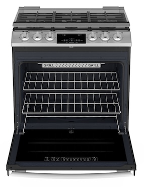 Estufa de piso a Gas LP Mabe Ultimate 72 cm EMH7614DATSS0 de 6 quemadores