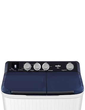 Lavadora doble tina Mabe semiautomática carga superior LMDX8124HBAB0