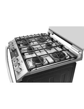 Estufa de piso a Gas LP Mabe Ultimate 72 cm EMH7614DATMSS0 de 6 quemadores