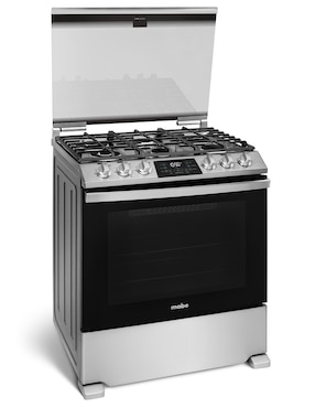 Estufa de piso a Gas LP Mabe Ultimate 72 cm EMH7614DATMSS0 de 6 quemadores