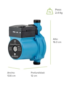 Bomba de agua alto caudal Avera 1/6 hp