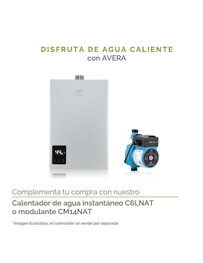 Bomba de agua alto caudal Avera 1/6 hp
